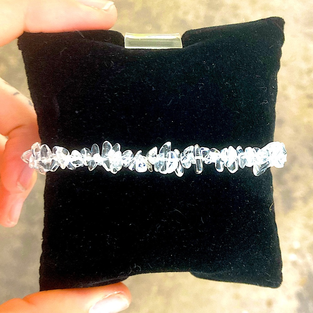 Fine Elegance Clear Quartz Bracelet - Picture 5 of 5
